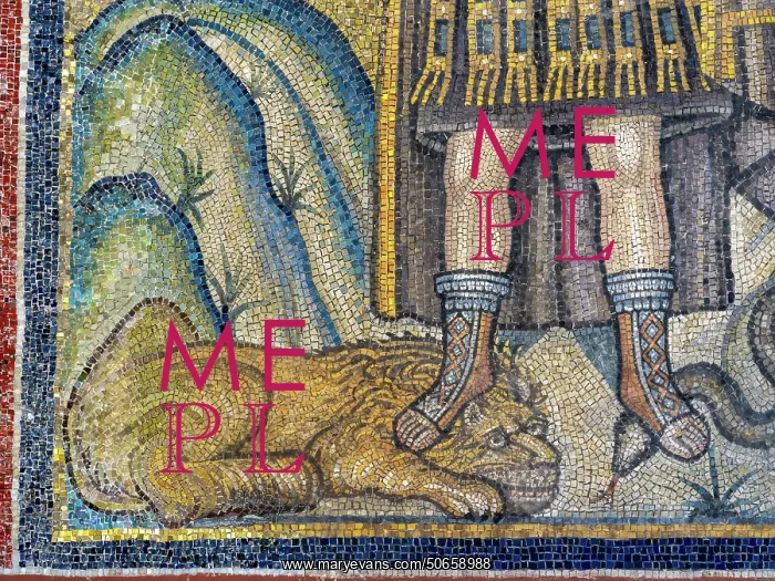 : Mosaic, Vestibule, Archbishop's Chapel, Ravenna, Italy : Mosaic, Vestibule, Archbishop's Chapel, Ravenna, Italy
