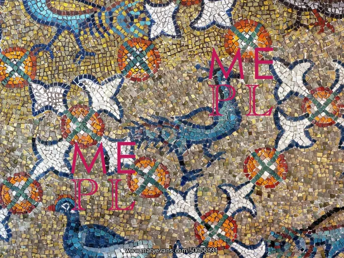 : Mosaic, Vestibule, Archbishop's Chapel, Ravenna, Italy : Mosaic, Vestibule, Archbishop's Chapel, Ravenna, Italy