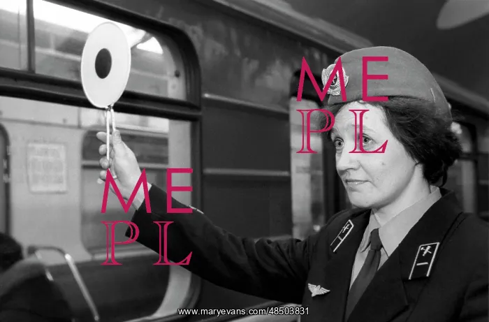 : Moscow Metro operator on duty, 1991 : Moscow Metro operator on duty, 1991