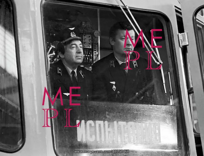 : Moscow Metro train drivers, 1978 : Moscow Metro train drivers, 1978