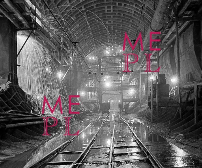 : Moscow Metro tunnel under construction, 1974 : Moscow Metro tunnel under construction, 1974