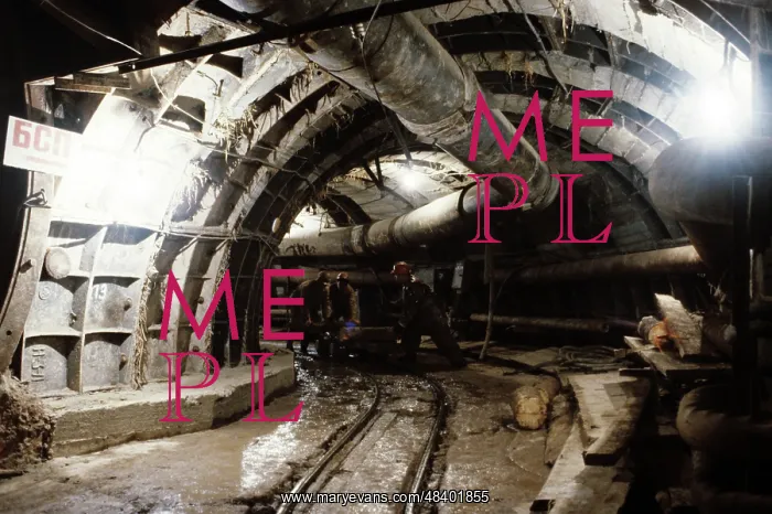 : Moscow Metro tunnel under construction, 1984 : Moscow Metro tunnel under construction, 1984