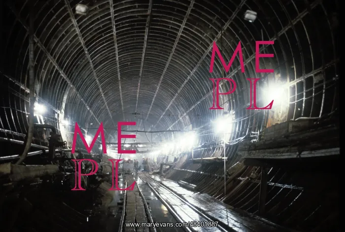 : Moscow Metro tunnel under construction, 1984 : Moscow Metro tunnel under construction, 1984