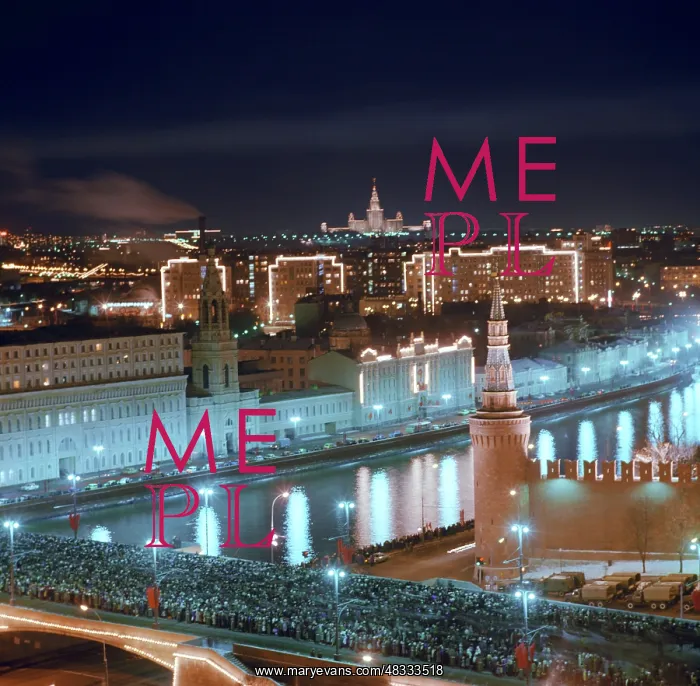 : Moscow at night, 1982 : Moscow at night, 1982