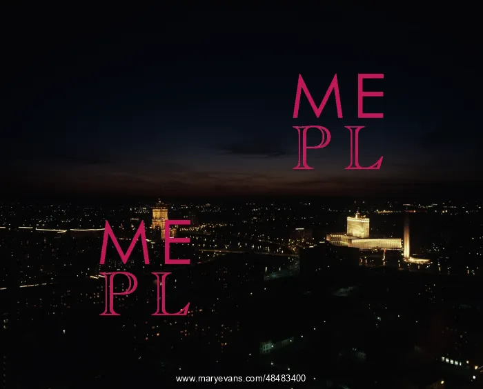 : Moscow at night, 1988 : Moscow at night, 1988