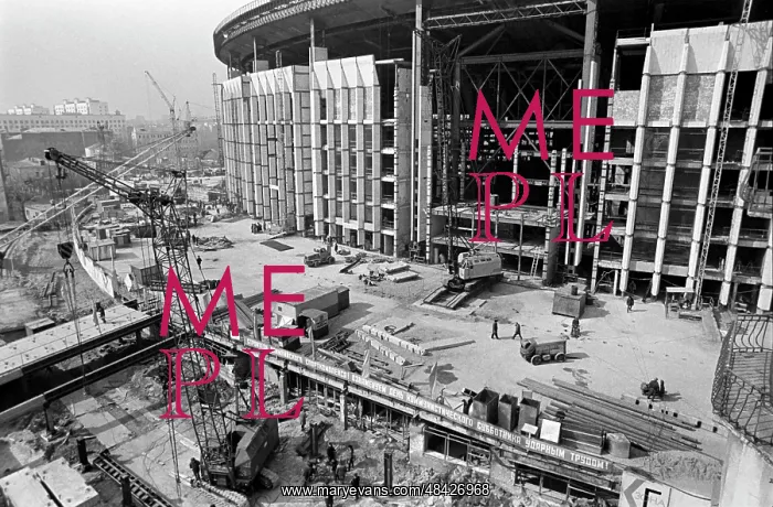 : Moscow Olympic venues under construction, 1979 : Moscow Olympic venues under construction, 1979