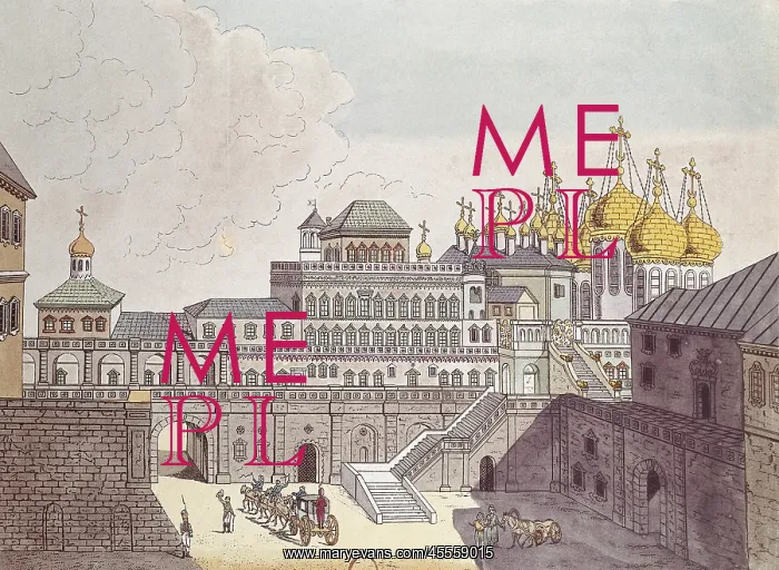 : Moscow. Tsar's Palace in the Kremlin, 19th c : Moscow. Tsar's Palace in the Kremlin, 19th c