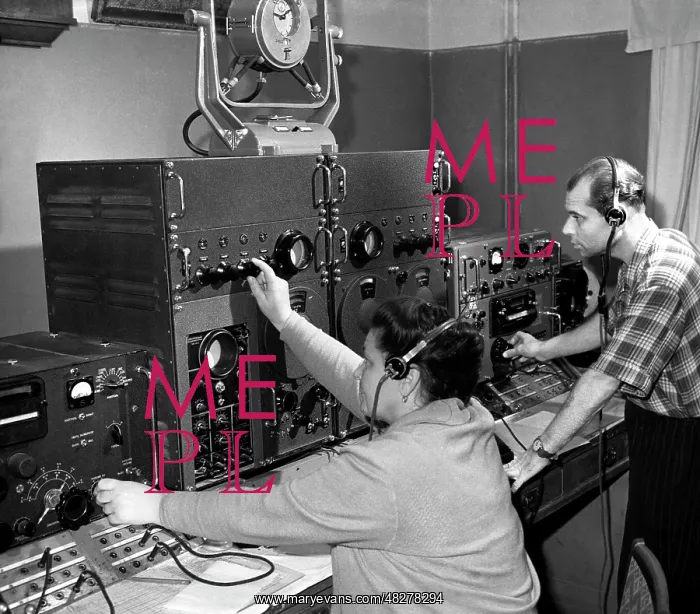 : Moscow. USSR. August 19, 1960. Operators : Moscow. USSR. August 19, 1960. Operators