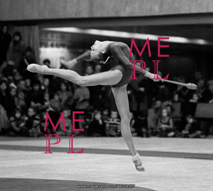 : Moscow, USSR. Soviet rhythmic gymnast : Moscow, USSR. Soviet rhythmic gymnast