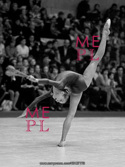 : Moscow, USSR. Soviet rhythmic gymnast : Moscow, USSR. Soviet rhythmic gymnast