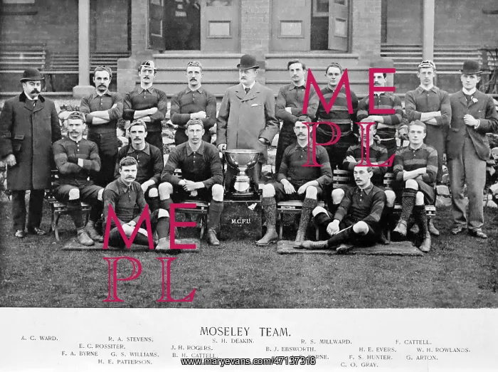  : Moseley Rugby Team in the 1890s