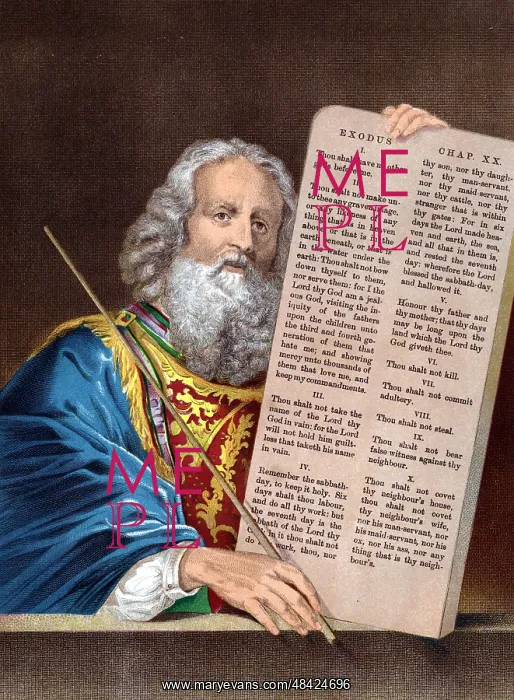 : Moses, after 40 days absence, comes down from : Moses, after 40 days absence, comes down from