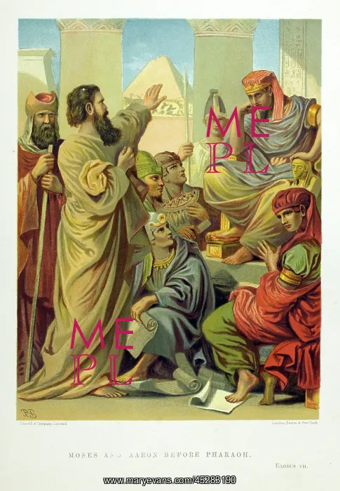 : Moses and Aaron before the Pharaoh : Moses and Aaron before the Pharaoh
