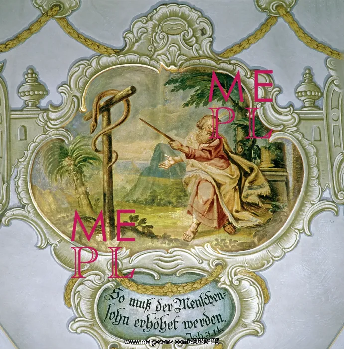 : Moses and the brass serpent : Moses and the brass serpent