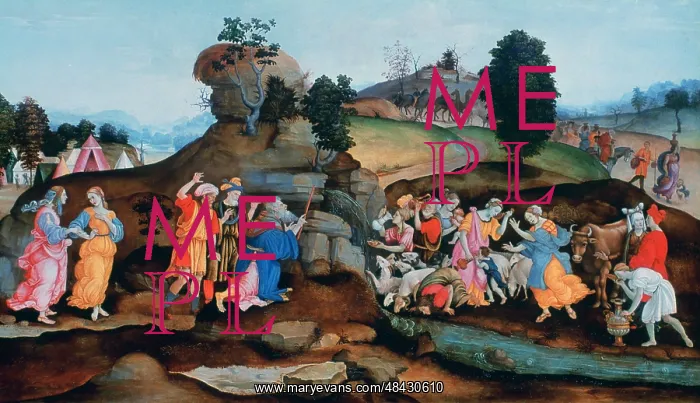 : Moses Brings forth Water out of the Rock Artist: : Moses Brings forth Water out of the Rock Artist:
