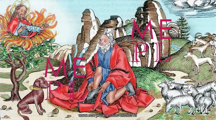  : Moses and the burning bush