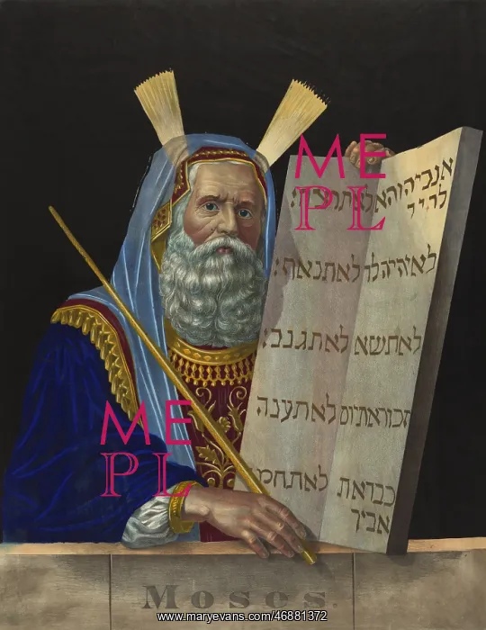 : Moses and Ten Commandments : Moses and Ten Commandments