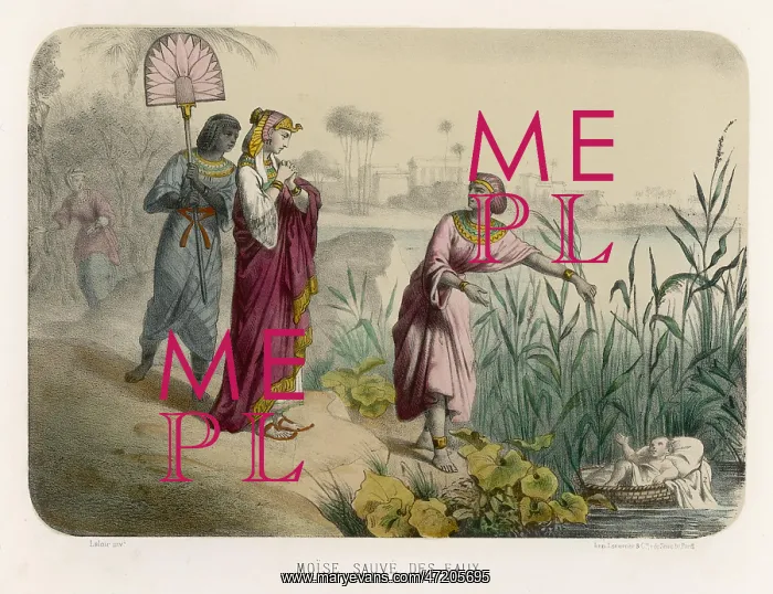 : MOSES FOUND - ESTAMPES : MOSES FOUND - ESTAMPES