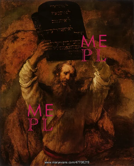 : Moses Holds up Ten Commandments, by Rembrandt : Moses Holds up Ten Commandments, by Rembrandt