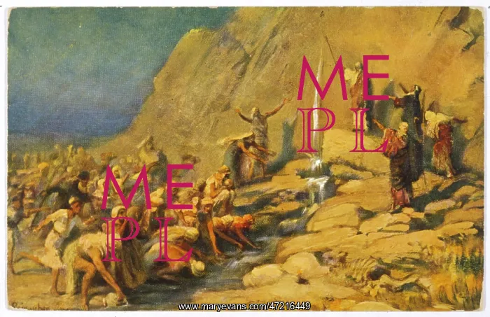 : MOSES OBTAINS WATER : MOSES OBTAINS WATER