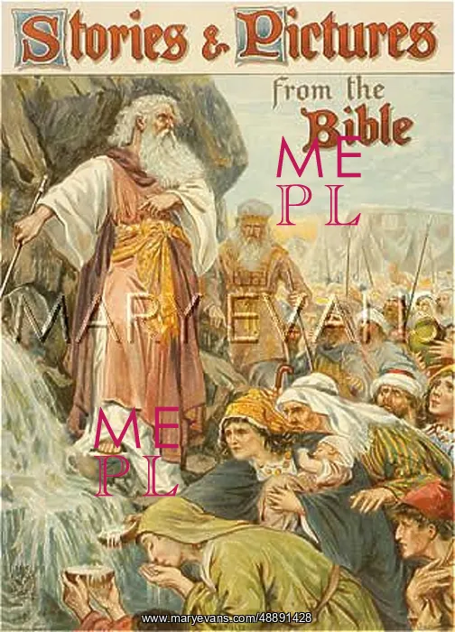 : MOSES OBTAINS WATER : MOSES OBTAINS WATER
