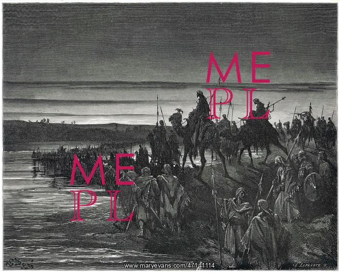 : Moses parting the Red Sea : Moses parting the Red Sea