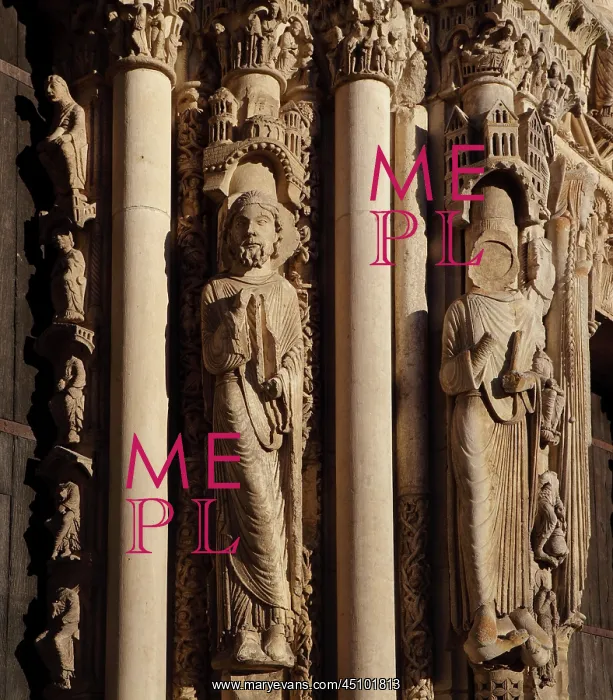 : Moses, Royal Portal, Chartres Cathedral, Chartres, France : Moses, Royal Portal, Chartres Cathedral, Chartres, France