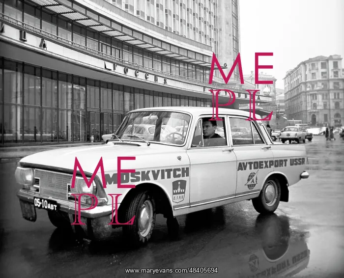 : Moskvich 412 car, 1970 : Moskvich 412 car, 1970