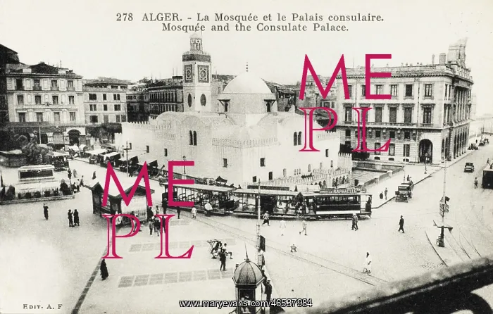 : Mosque & Consulate Palace - Algiers : Mosque & Consulate Palace - Algiers