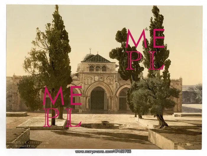 : The Mosque of El-Aksa, Jerusalem, Holy Land : The Mosque of El-Aksa, Jerusalem, Holy Land