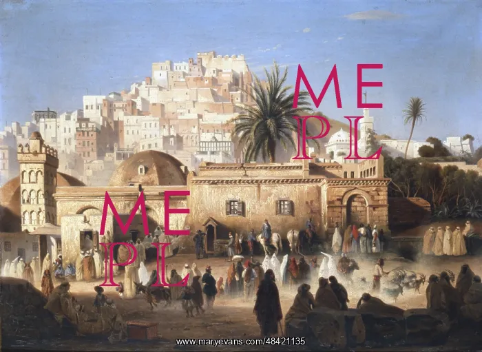 : Mosque of El Mecolla, Algiers'. The mosque ciewed : Mosque of El Mecolla, Algiers'. The mosque ciewed
