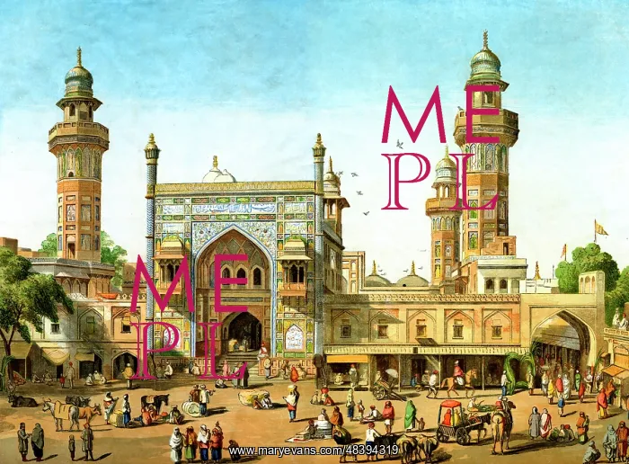 : Mosque of Wazir Khan, Lahore, India : Mosque of Wazir Khan, Lahore, India