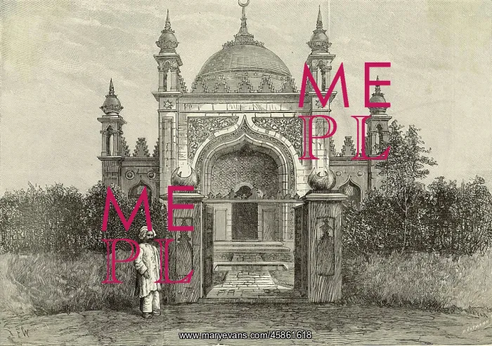 : MOSQUE AT WOKING / 1889 : MOSQUE AT WOKING / 1889