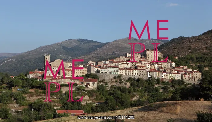 : Mosset, France. High above the Castellane valley : Mosset, France. High above the Castellane valley
