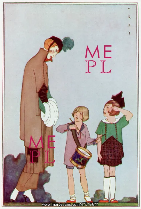 : MOTHER / 2 CHILDREN 1914 : MOTHER / 2 CHILDREN 1914
