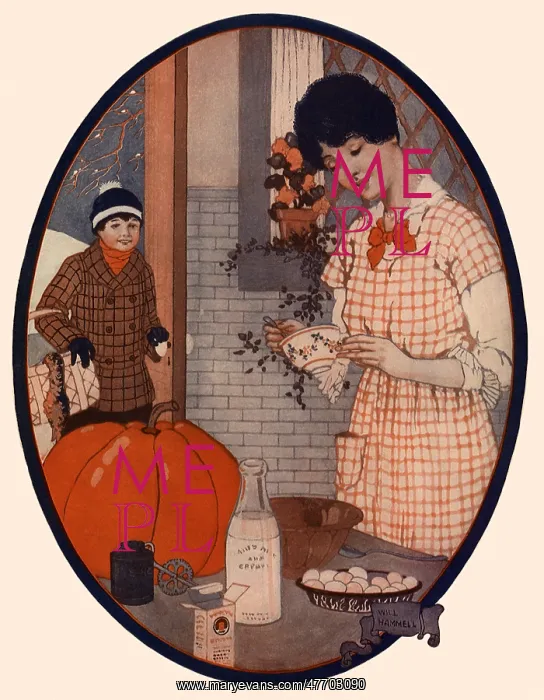  : Mother, Boy, Pumpkin