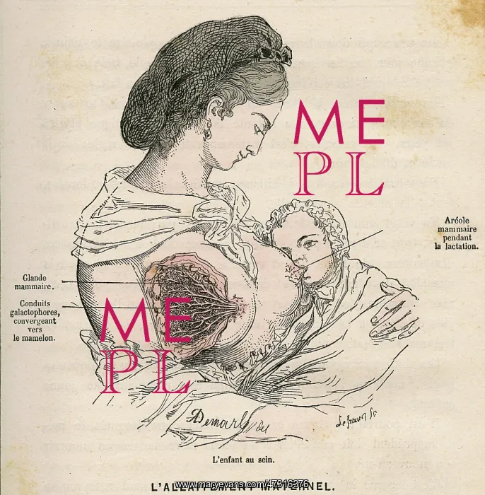 : MOTHER BREASTFEEDING 19C : MOTHER BREASTFEEDING 19C