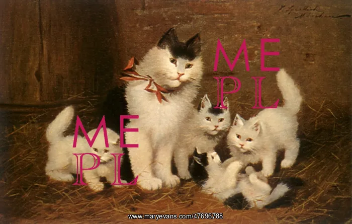  : Mother Cat and Her Brood