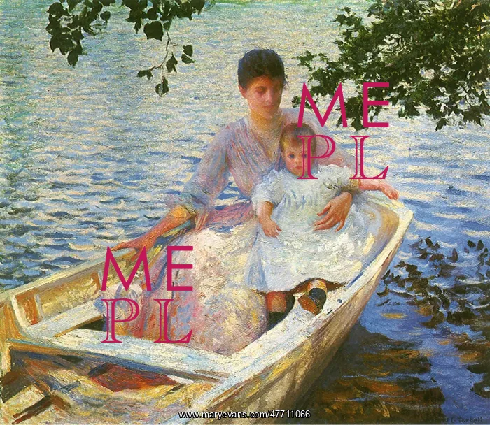  : Mother and Child in a Boat