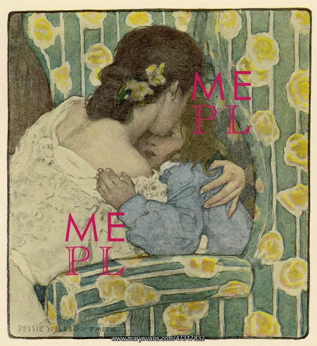 : Mother - Child - Hug - 1905 : Mother - Child - Hug - 1905