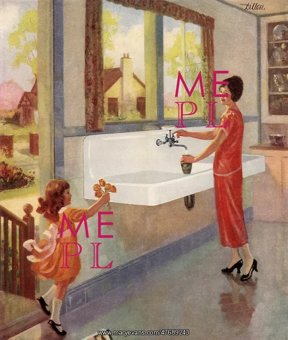  : Mother and Child in Kitchen
