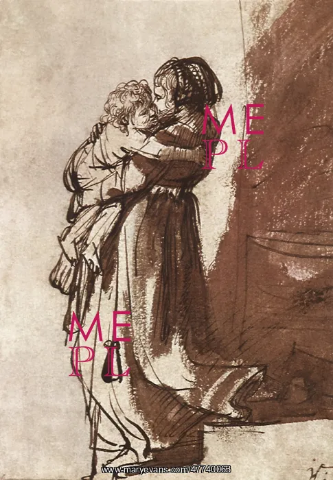 : Mother and Child, by Rembrandt : Mother and Child, by Rembrandt