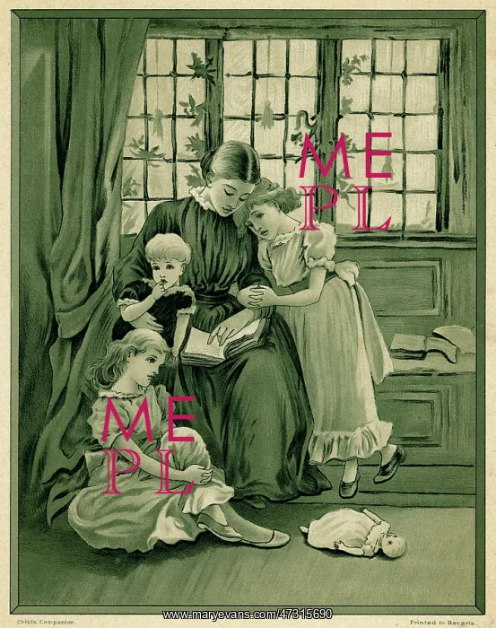 : MOTHER & CHILDREN C1875 : MOTHER & CHILDREN C1875