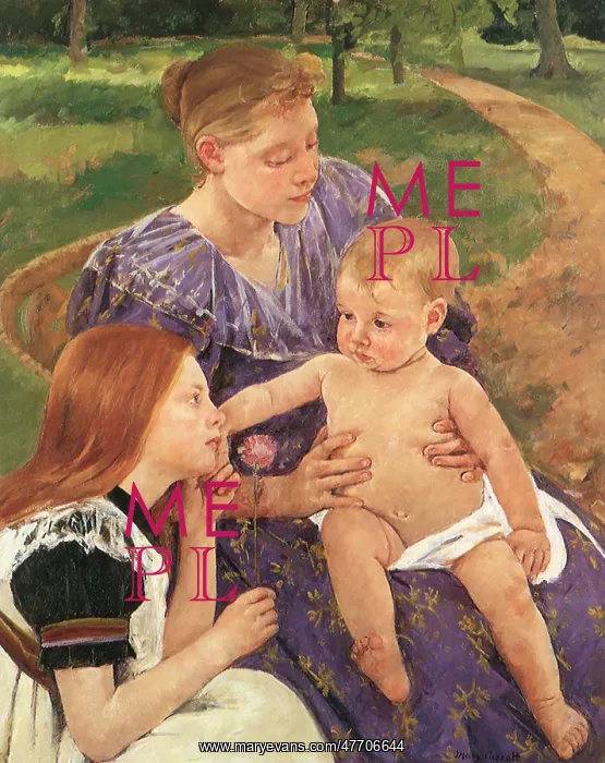  : Mother and Children, by Cassatt