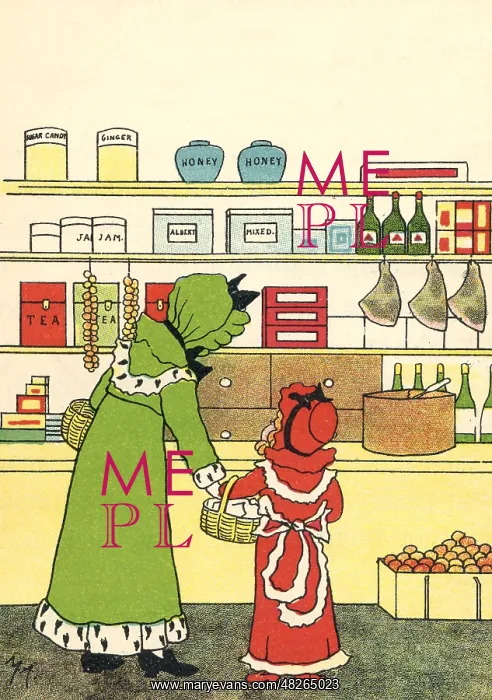 : Mother and daughter in a shop : Mother and daughter in a shop