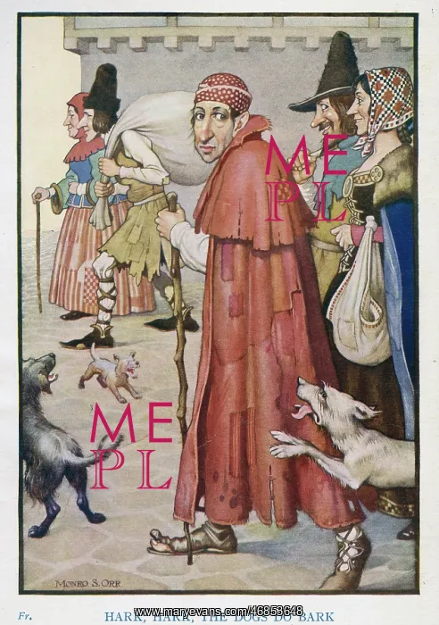 : Mother Goose illustration : Mother Goose illustration