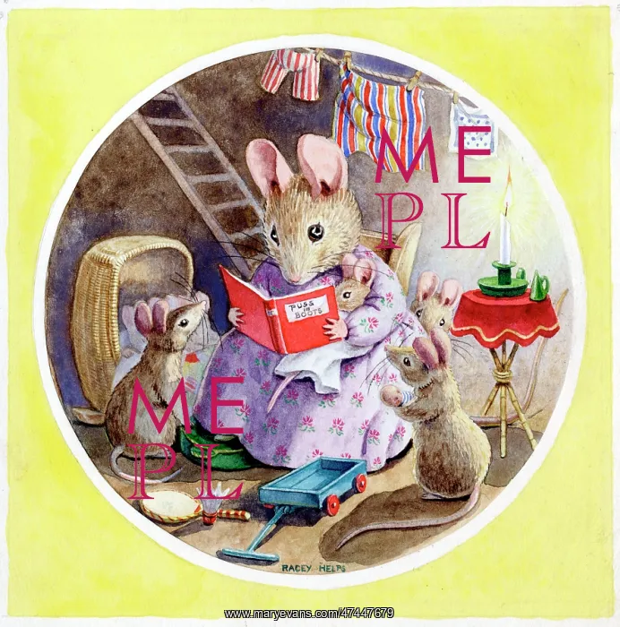 : Mother Mouse Reads to Children : Mother Mouse Reads to Children