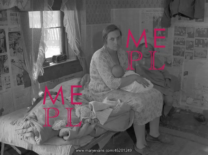 : Mother nursing her infant on a bed with ? : Mother nursing her infant on a bed with ?