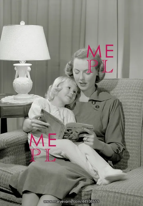 : Mother Reading Bedtime Story To