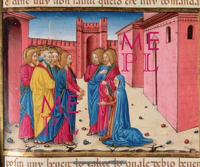 : The mother of Zebedee's sons begs to Jesus to have them with : The mother of Zebedee's sons begs to Jesus to have them with